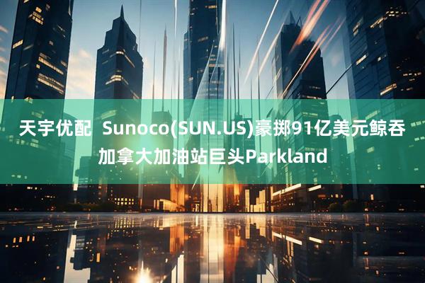 天宇优配  Sunoco(SUN.US)豪掷91亿美元鲸吞加拿大加油站巨头Parkland